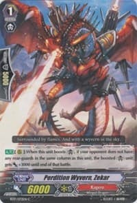 Perdition Wyvern, Zekar - BT17: Blazing Perdition ver.E - Cardfight Vanguard card