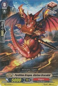 Perdition Dragon, Glutton Dracokid - BT17: Blazing Perdition ver.E - Cardfight Vanguard card
