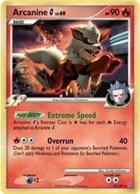 Arcanine G - Deck Exclusives - Pokemon card
