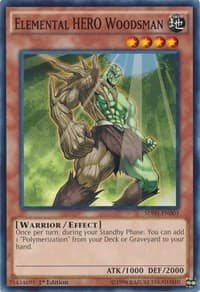 Elemental HERO Woodsman - Structure Deck: HERO Strike - YuGiOh card