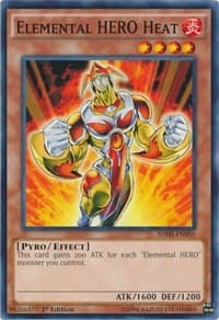 Elemental HERO Heat - Structure Deck: HERO Strike - YuGiOh card
