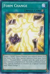 Form Change - Structure Deck: HERO Strike - YuGiOh card