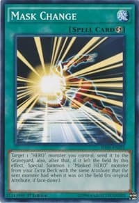 Mask Change - Structure Deck: HERO Strike - YuGiOh card