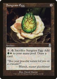 Sungrass Egg - Odyssey - Magic: The Gathering card