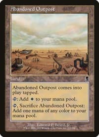 Abandoned Outpost - Odyssey - Magic: The Gathering card