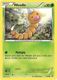 Weedle - XY - Primal Clash - Pokemon card