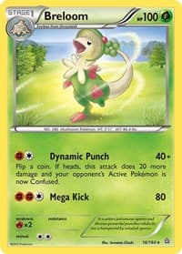 Breloom - XY - Primal Clash - Pokemon card