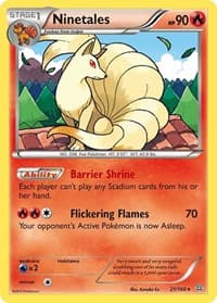 Ninetales - XY - Primal Clash - Pokemon card