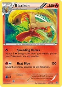 Blaziken - XY - Primal Clash - Pokemon card