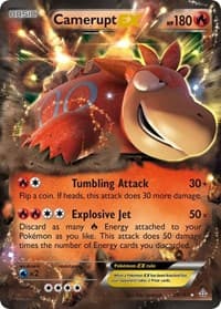 Camerupt EX - XY - Primal Clash - Pokemon card