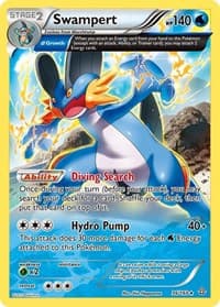 Swampert (Alpha) - XY - Primal Clash - Pokemon card