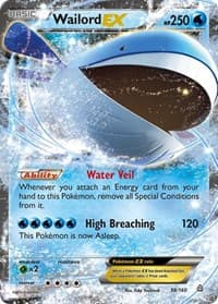Wailord EX - XY - Primal Clash - Pokemon card