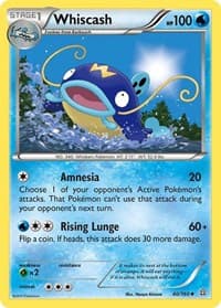 Whiscash - XY - Primal Clash - Pokemon card