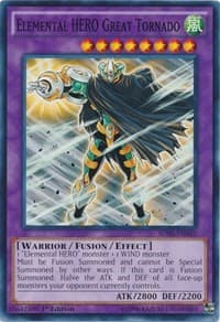 Elemental HERO Great Tornado - Structure Deck: HERO Strike - YuGiOh card