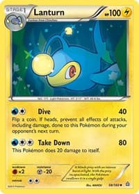 Lanturn - XY - Primal Clash - Pokemon card