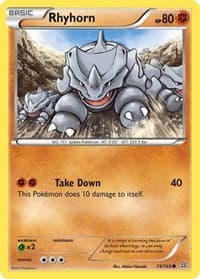 Rhyhorn - XY - Primal Clash - Pokemon card