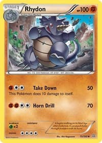 Rhydon - XY - Primal Clash - Pokemon card