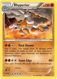 Rhyperior - XY - Primal Clash - Pokemon card