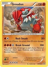 Groudon - XY - Primal Clash - Pokemon card