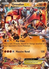 Groudon EX - XY - Primal Clash - Pokemon card