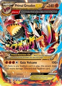 Primal Groudon EX (Omega) - XY - Primal Clash - Pokemon card