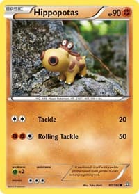 Hippopotas - XY - Primal Clash - Pokemon card