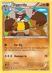 Diggersby - XY - Primal Clash - Pokemon card
