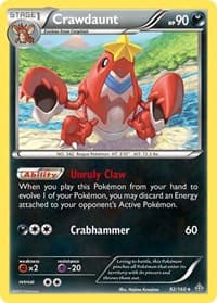 Crawdaunt - XY - Primal Clash - Pokemon card