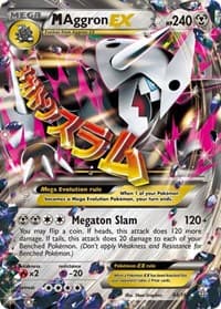 M Aggron EX - XY - Primal Clash - Pokemon card
