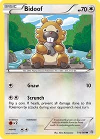 Bidoof - XY - Primal Clash - Pokemon card