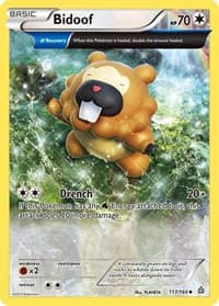Bidoof (Alpha) - XY - Primal Clash - Pokemon card