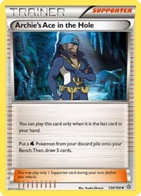 Archie's Ace in the Hole - XY - Primal Clash - Pokemon card