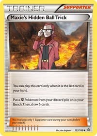Maxie's Hidden Ball Trick - XY - Primal Clash - Pokemon card