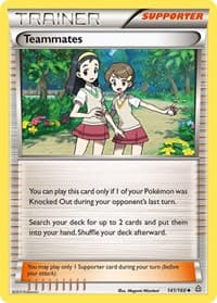 Teammates - XY - Primal Clash - Pokemon card