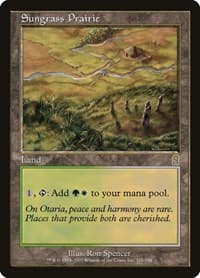 Sungrass Prairie - Odyssey - Magic: The Gathering card