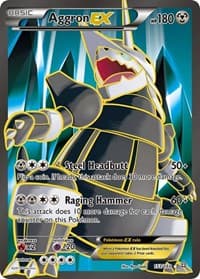 Aggron EX (153 Full Art) - XY - Primal Clash - Pokemon card