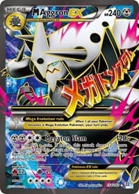M Aggron EX (154 Full Art) - XY - Primal Clash - Pokemon card