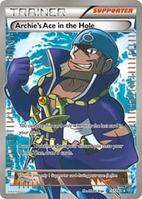 Archie's Ace in the Hole (157 Full Art) - XY - Primal Clash - Pokemon card