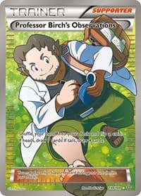 Professor Birch's Observations (159 Full Art) - XY - Primal Clash - Pokemon card