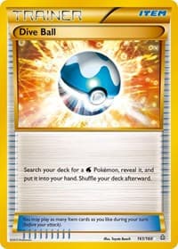 Dive Ball (161 Secret Rare) - XY - Primal Clash - Pokemon card