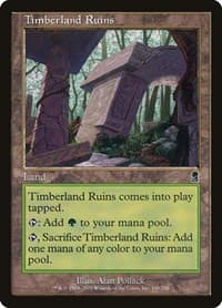 Timberland Ruins - Odyssey - Magic: The Gathering card