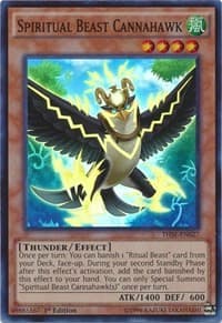 Spiritual Beast Cannahawk - The Secret Forces - YuGiOh card