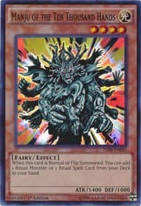 Manju of the Ten Thousand Hands - The Secret Forces - YuGiOh card