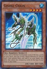 Gishki Chain - The Secret Forces - YuGiOh card