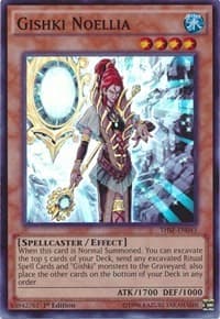 Gishki Noellia - The Secret Forces - YuGiOh card