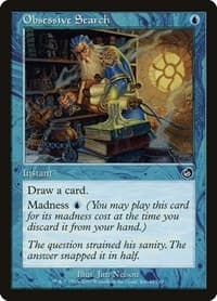 Obsessive Search - Torment - Magic: The Gathering card