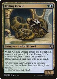 Coiling Oracle - Duel Decks: Elspeth vs. Kiora - Magic: The Gathering card
