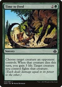 Time to Feed - Duel Decks: Elspeth vs. Kiora - Magic: The Gathering card