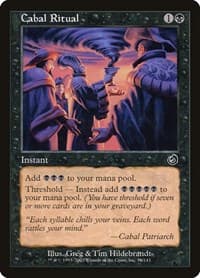 Cabal Ritual - Torment - Magic: The Gathering card