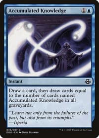 Accumulated Knowledge - Duel Decks: Elspeth vs. Kiora - Magic: The Gathering card